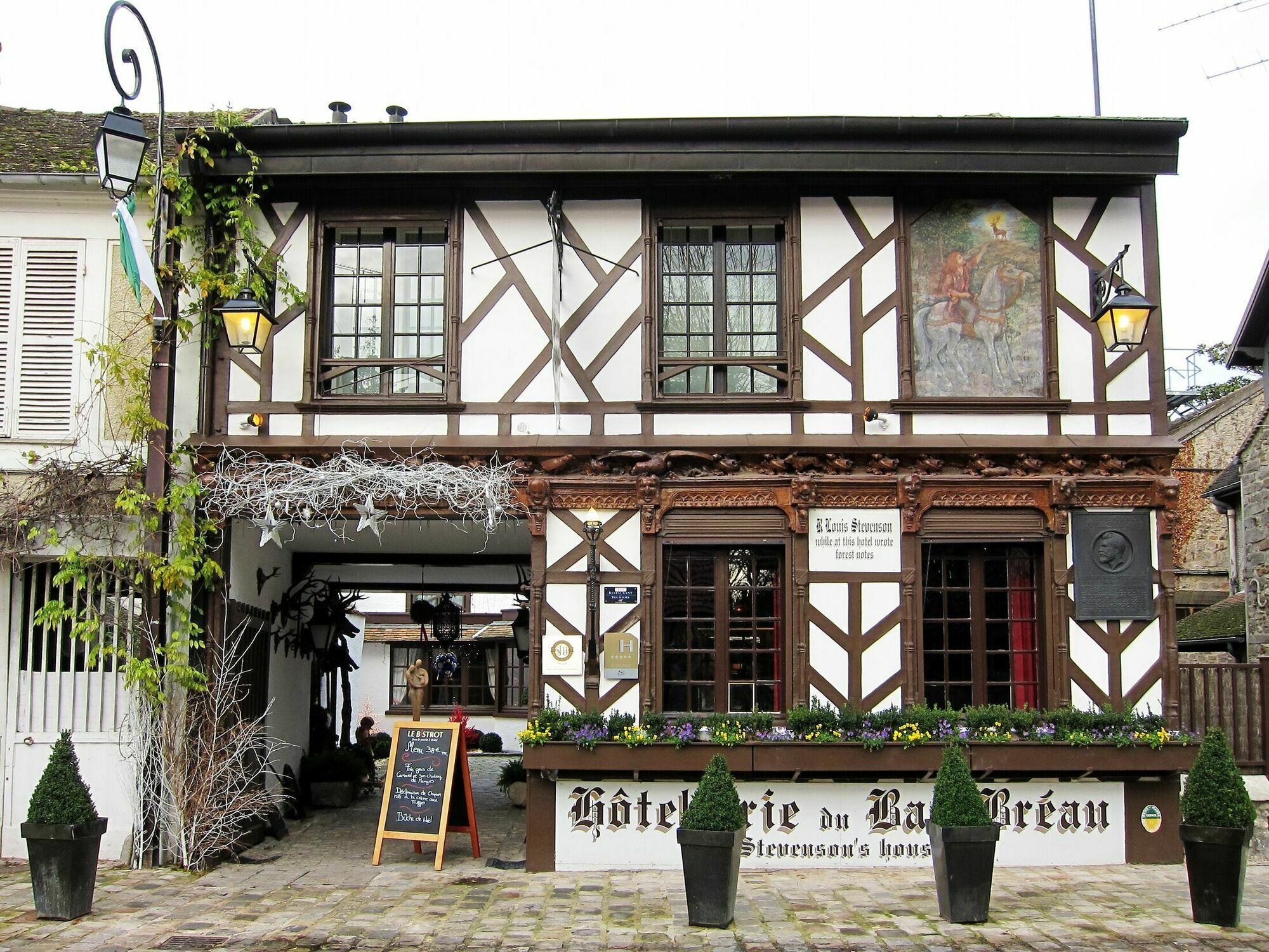 Hotellerie Du Bas-Breau Barbizon Exteriér fotografie